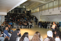 بالصور: امسية فنية ثقافية في مدرسة أجيال الثانوية بمدينة يافا 